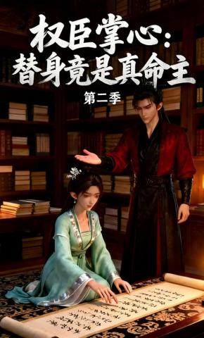 短剧《权臣掌心：替身竟是真命主第二季》海报