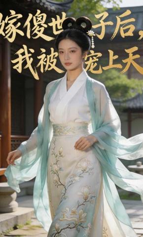 短剧《嫁傻世子后，我被宠上天》海报