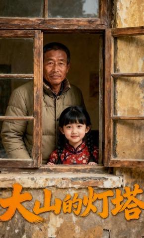 短剧《大山的灯塔》海报