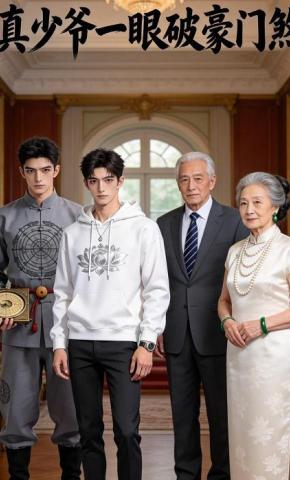 短剧《真少爷一眼破豪门煞》海报