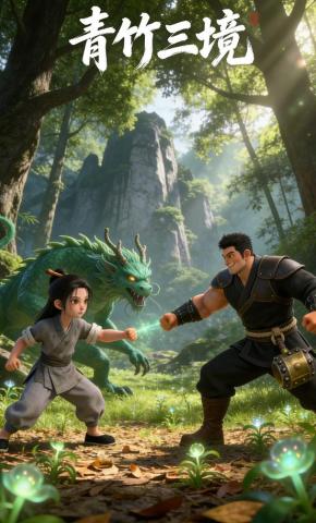 短剧《青竹三境》海报