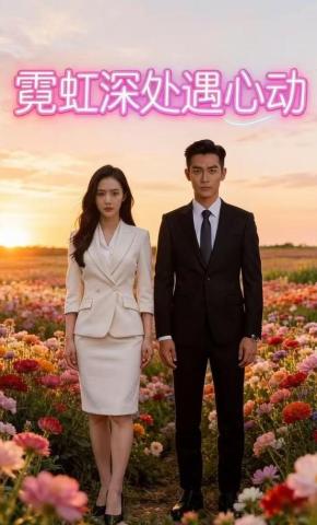 短剧《霓虹深处遇心动》海报