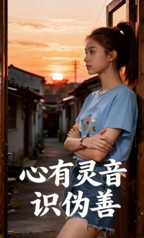 短剧《心有灵音识伪善》海报