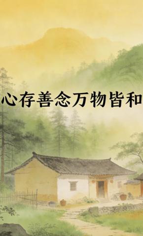 短剧《心存善念万物皆和》海报
