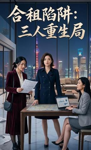 短剧《合租陷阱：三人重生局》海报