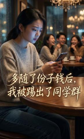 短剧《多随了份子钱后，我被踢出了同学群》海报