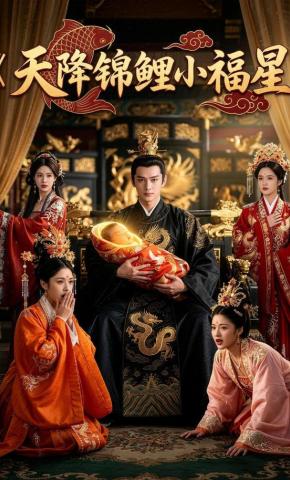 短剧《天降锦鲤小福星》海报