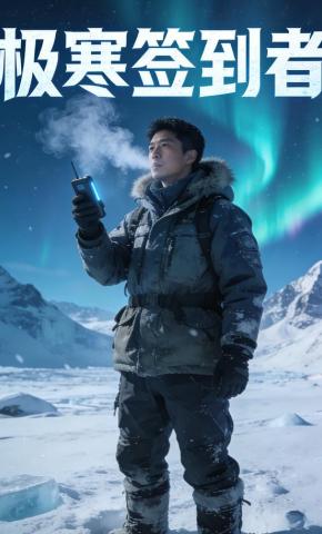 短剧《极寒签到者》海报