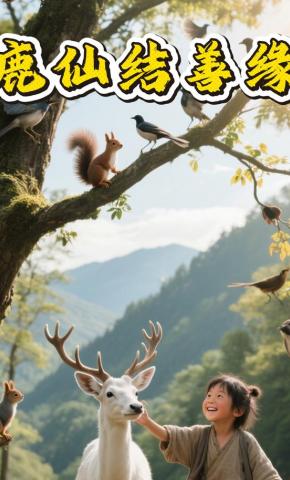 短剧《鹿仙结善缘》海报