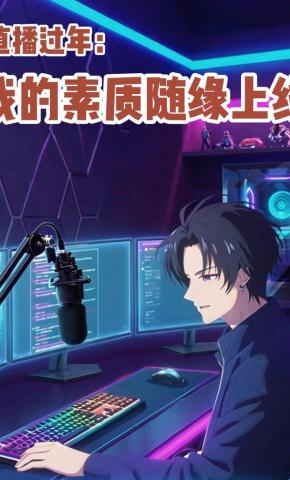 短剧《直播过年：我的素质随缘上线》海报