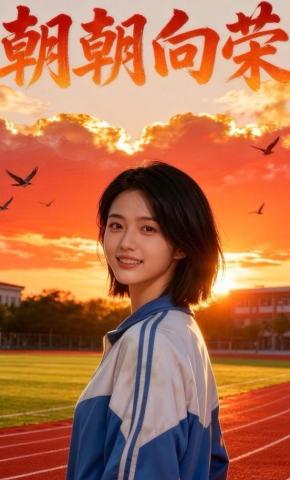 短剧《朝朝向荣》海报