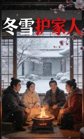 短剧《冬雪护家人》海报