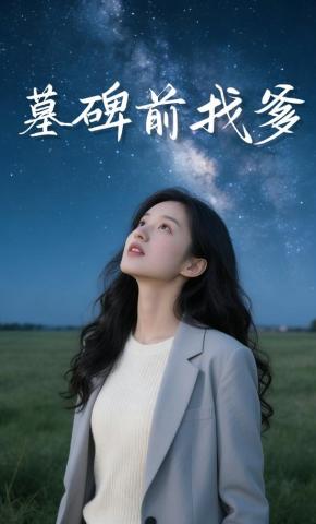 短剧《墓碑前找爹》海报