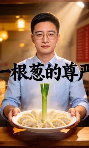 短剧《一根葱的尊严》海报