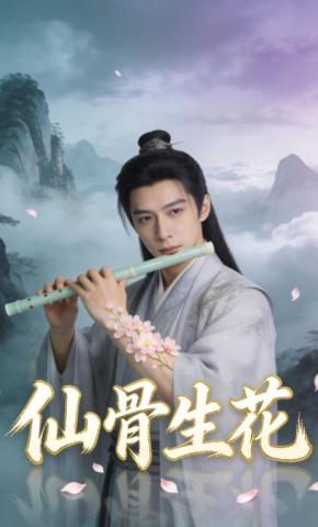 短剧《仙骨生花》海报