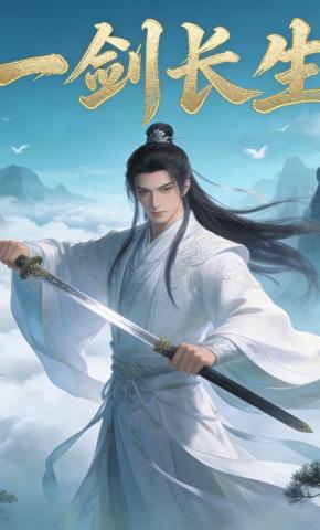短剧《一剑长生》海报