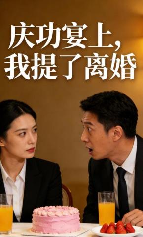 短剧《庆功宴上，我提了离婚》海报