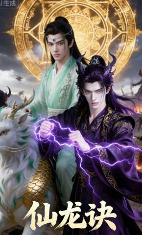 短剧《仙龙诀》海报