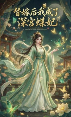 短剧《替嫁后我成了深宫蝶妃》海报