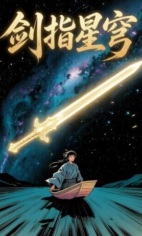 短剧《剑指星穹》海报