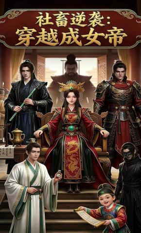 短剧《社畜逆袭：穿越成女帝》海报