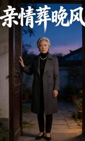 短剧《亲情葬晚风》海报