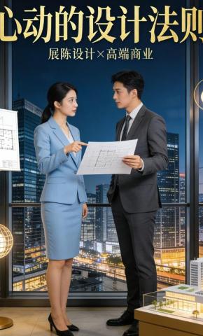 短剧《心动的设计法则》海报