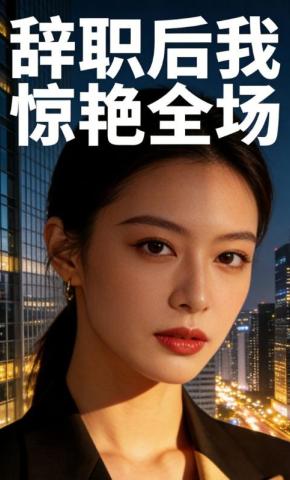 短剧《辞职后我惊艳全场》海报
