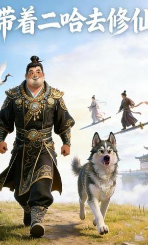 短剧《带着二哈去修仙》海报
