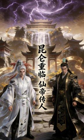 短剧《昆仑重临：仙帝传人》海报