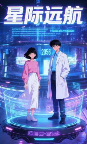 短剧《星际远航》海报