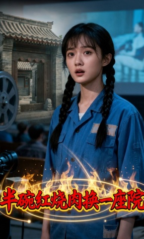 短剧《半碗红烧肉换一座院》海报