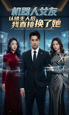 短剧《机器人女友认错主人后，我直接换了她》海报