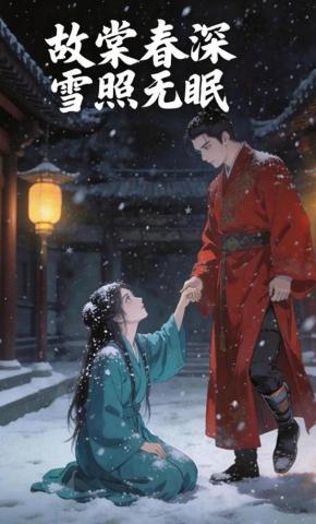短剧《故棠春深，雪照无眠》海报