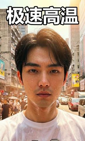 短剧《极速高温》海报