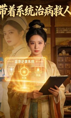 短剧《带着系统穿越治病救人》海报