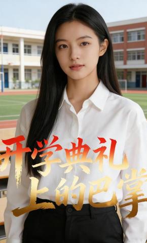 短剧《开学典礼上的巴掌》海报