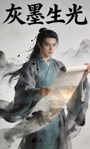 短剧《灰墨生光》海报