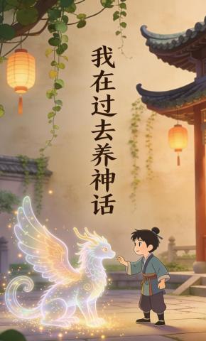 短剧《我在过去养神话》海报