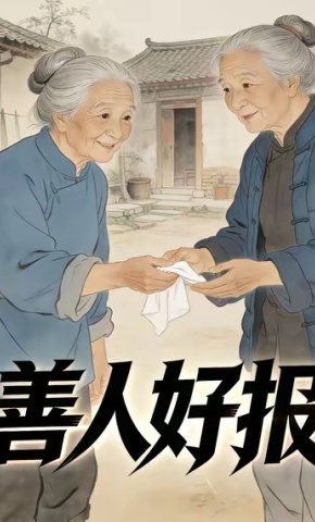 短剧《善人好报》海报