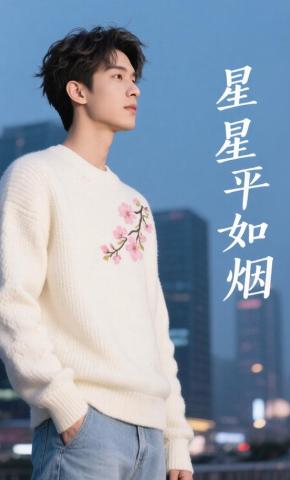 短剧《星星平如烟》海报