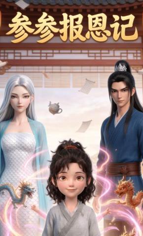 短剧《参参报恩记》海报