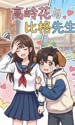 短剧《高岭花与比格先生》海报