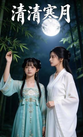 短剧《清清寒月》海报