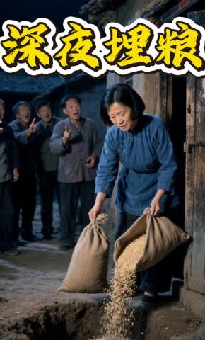 短剧《深夜埋粮》海报