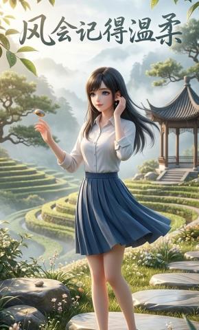 短剧《风会记得温柔》海报