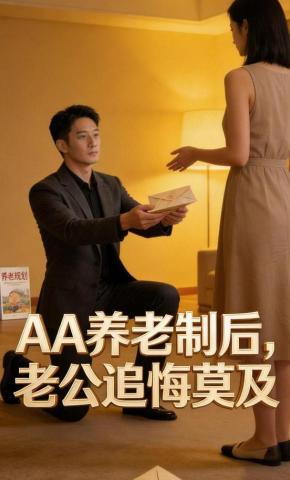 短剧《AA养老制后，老公追悔莫及》海报
