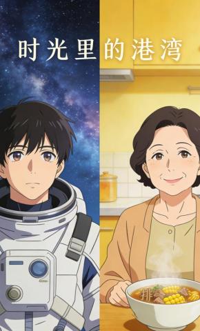 短剧《时光里的港湾》海报