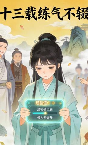 短剧《十三载练气不辍》海报