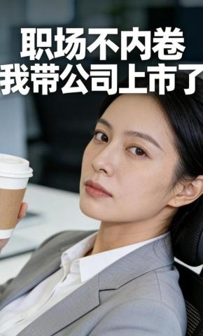 短剧《职场不内卷，我带公司上市了》海报